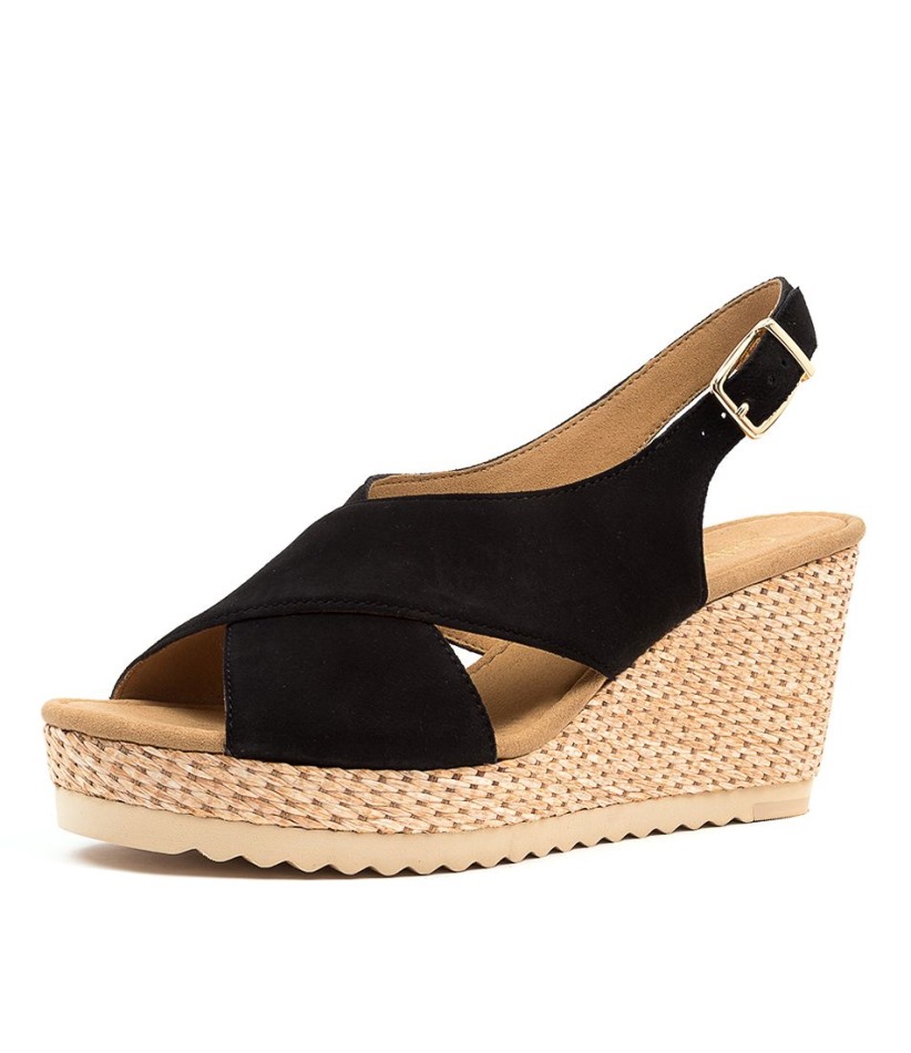 Silas Schwarz Daim Gabor | Exclusif